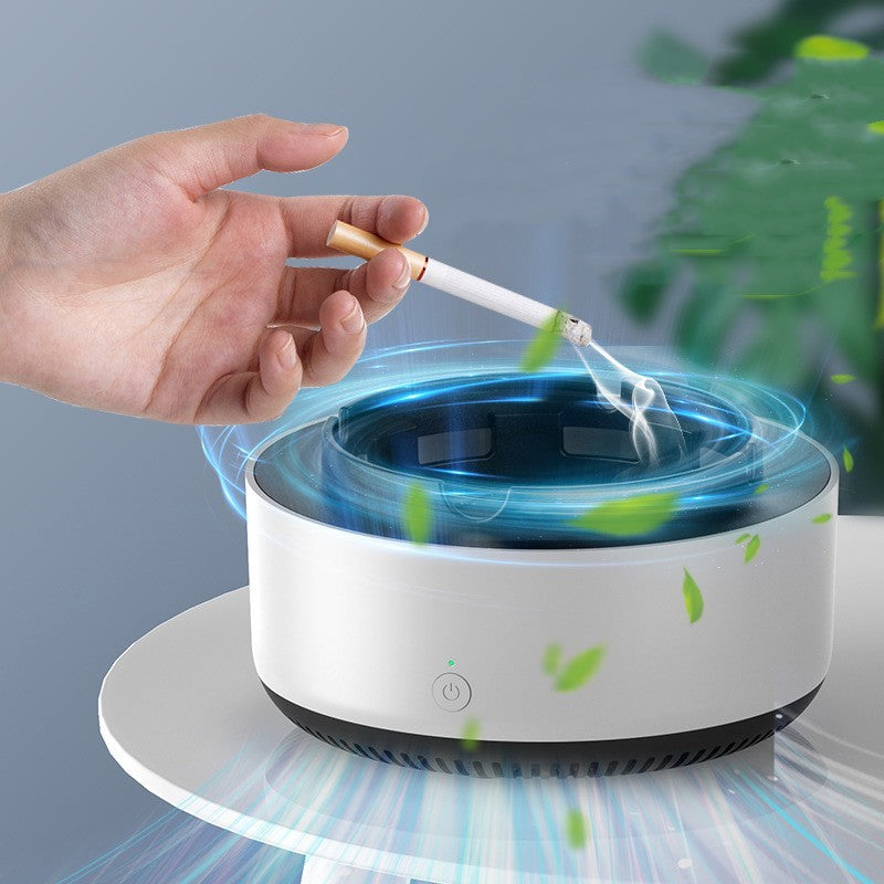 Smoke Removal Air Purifier Ashtray with Anion — Portable Car Ashtray