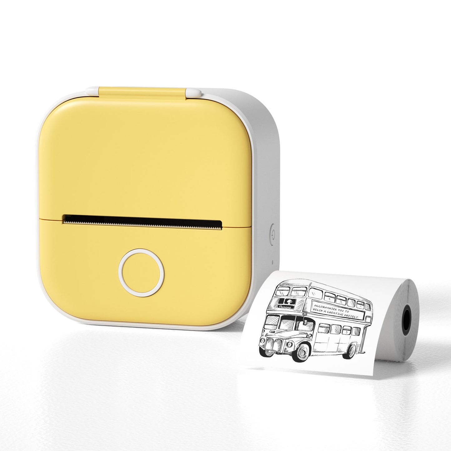 Mini Thermal Label Printer – Bluetooth Portable Photo & Receipt Printer for Home & Students