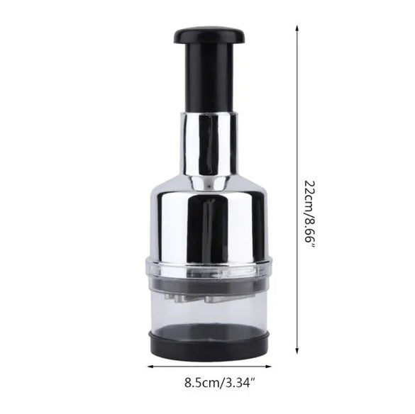 Vegetable Chopper & Spiralizer with Container | 12-in-1 Food Chopper, Veggie Slicer & Mandoline Cutter | Essential Kitchen Gadget