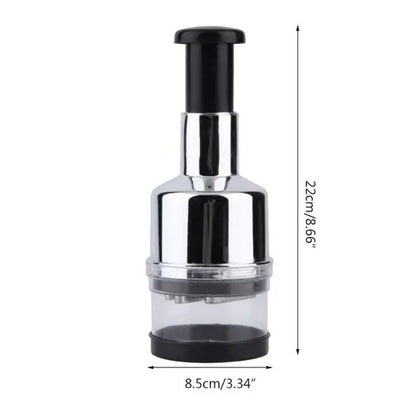 Vegetable Chopper & Spiralizer with Container | 12-in-1 Food Chopper, Veggie Slicer & Mandoline Cutter | Essential Kitchen Gadget