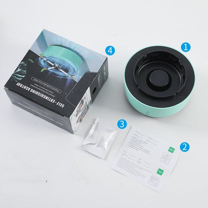 Smoke Removal Air Purifier Ashtray with Anion — Portable Car Ashtray