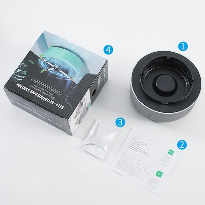 Smoke Removal Air Purifier Ashtray with Anion — Portable Car Ashtray