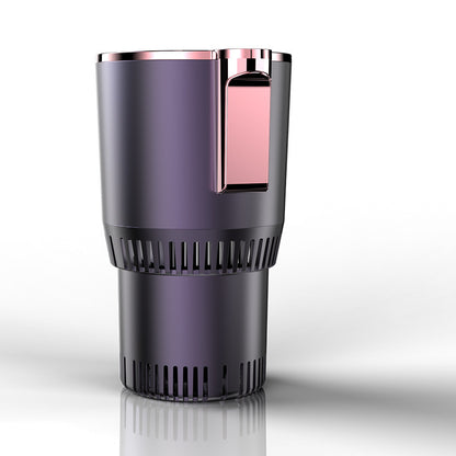 Car Cup Warmer & Cooler 12V | Smart Heating Cooling Mug Holder with Digital Temperature Display for Travel
