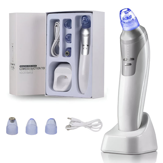 Electric Blackhead Remover Vacuum | Pore Cleaner & Acne Suction Tool | Home Use Beauty Instrument for Blackhead & Acne Removal