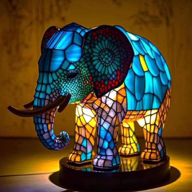 3D Animal Night Light for Kids – Color Changing LED Table Lamp | Elephant, Owl, Cat Design | Bedroom, Desk & Home Decoration