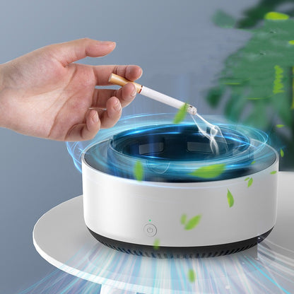 Smoke Removal Air Purifier Ashtray with Anion — Portable Car Ashtray