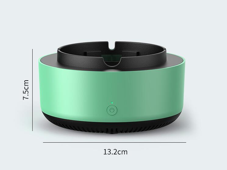 Smoke Removal Air Purifier Ashtray with Anion — Portable Car Ashtray