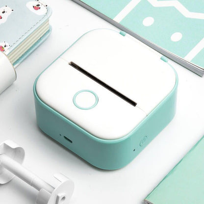 Mini Thermal Label Printer – Bluetooth Portable Photo & Receipt Printer for Home & Students