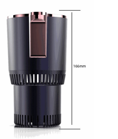 Car Cup Warmer & Cooler 12V | Smart Heating Cooling Mug Holder with Digital Temperature Display for Travel